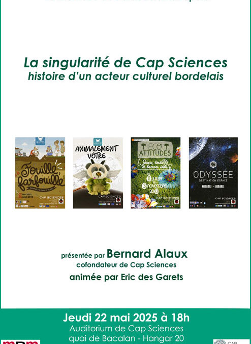 Conférence La singularité de Cap Sciences A écouter et réécouter