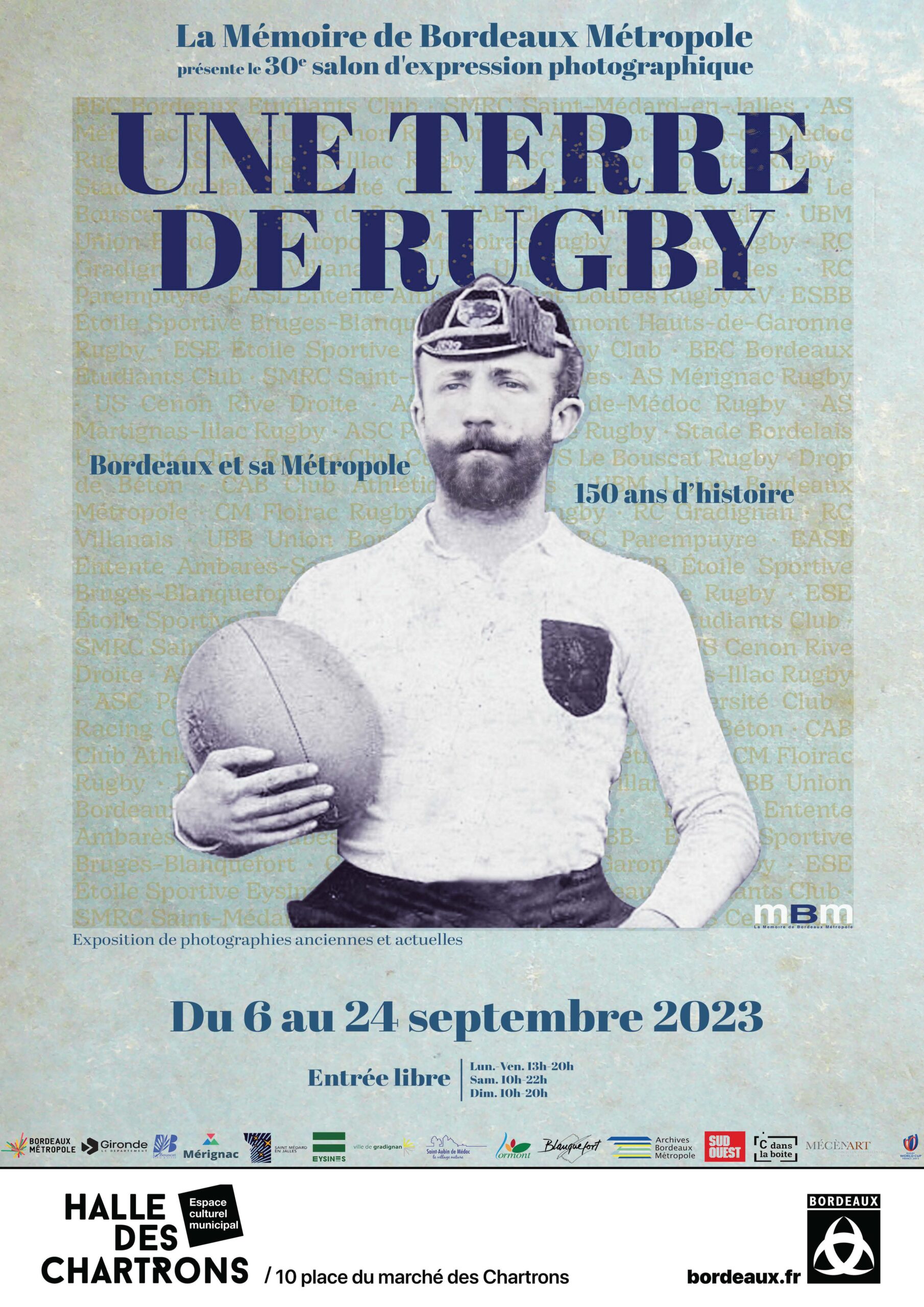 Affiche 30e salon_terre de rugby_2023