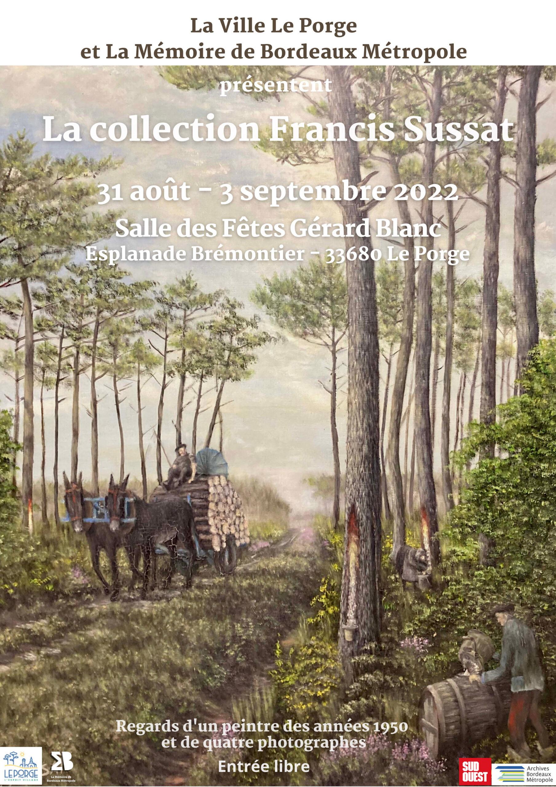 Affiche expo Sussat_le Porge_2022